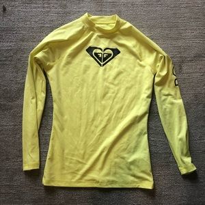 Roxy rash Guard Log Sleeve swim shirt SPF50
